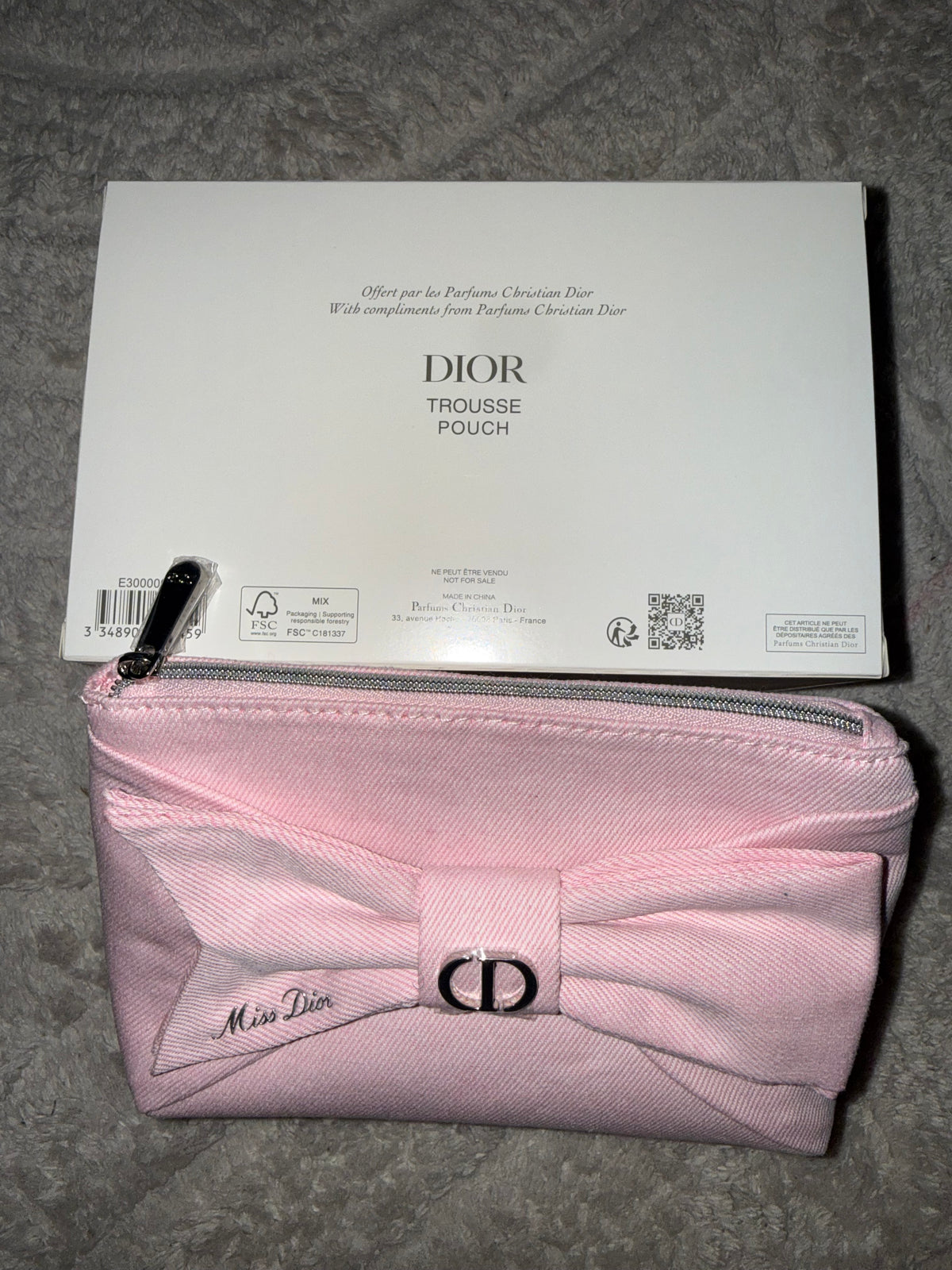 Dior Beauty Pink Bow 2026 Pouch