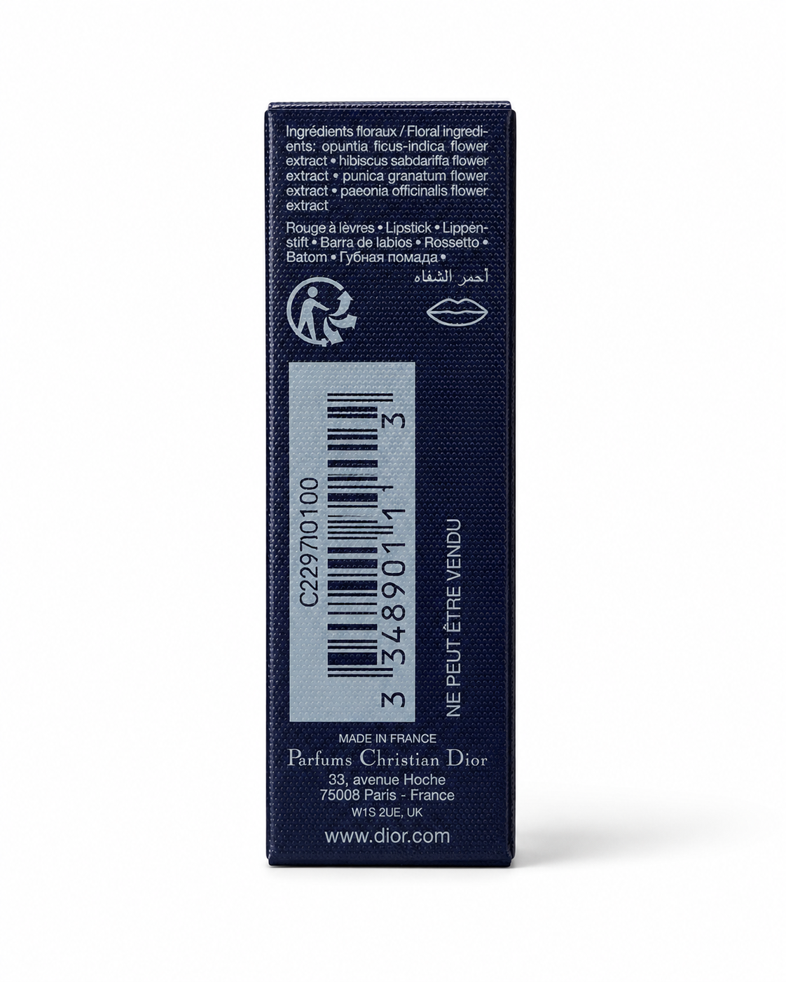 Dior Rouge Dior Mini Lipstick – 100 Nude Look Velvet 1.5g