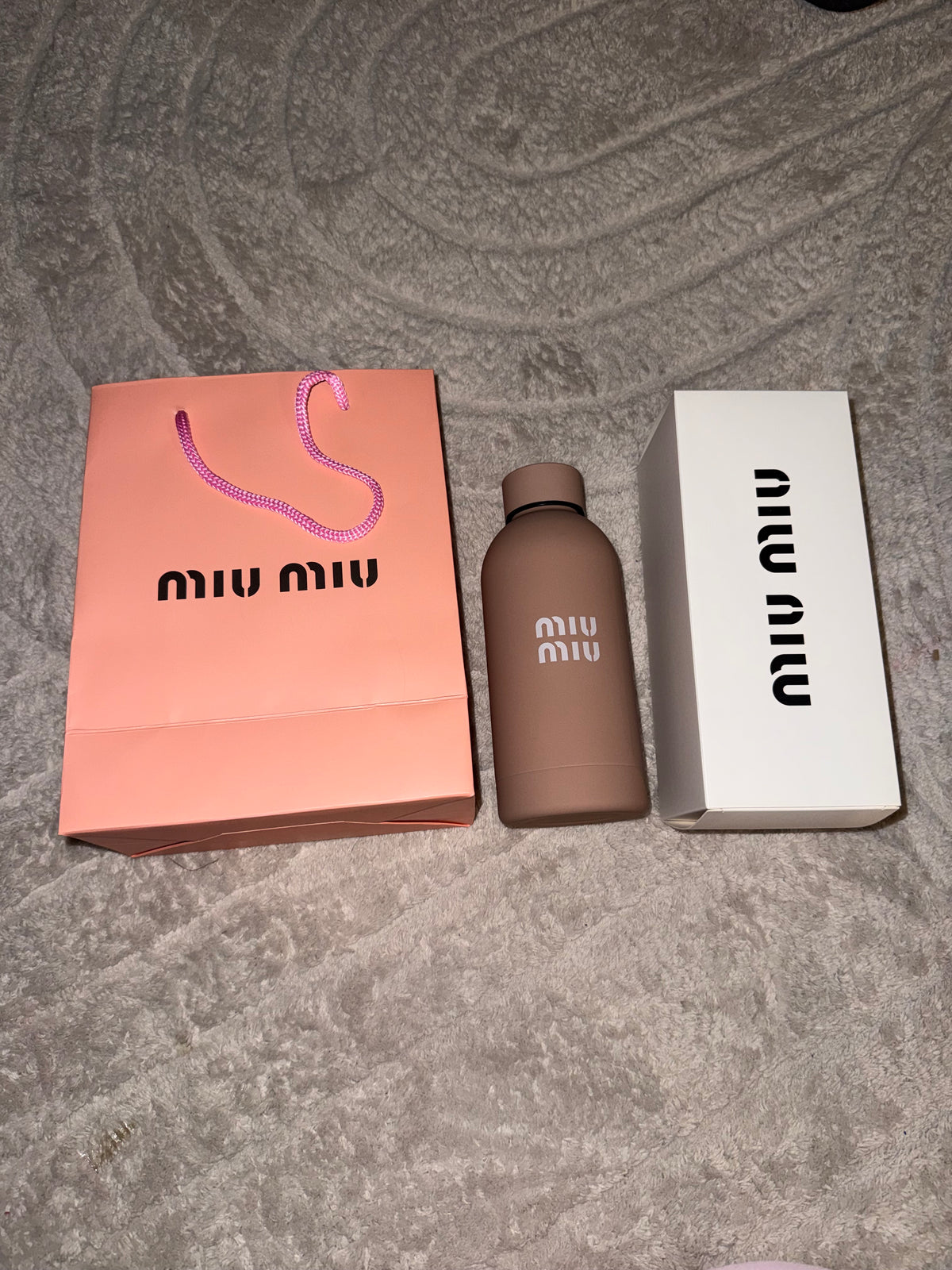 Miu Miu stainless steel bottle set