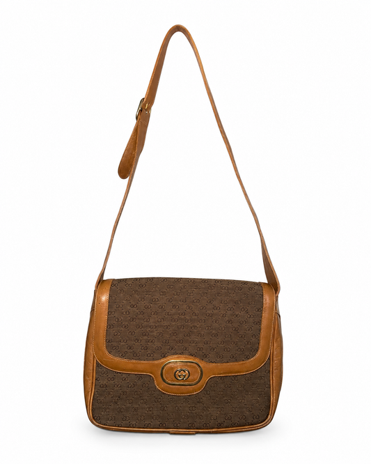 Vintage Gucci GG Canvas Shoulder Bag