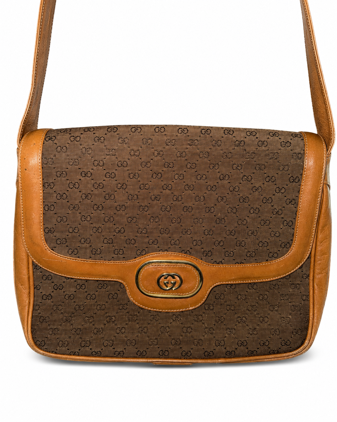 Vintage Gucci GG Canvas Shoulder Bag