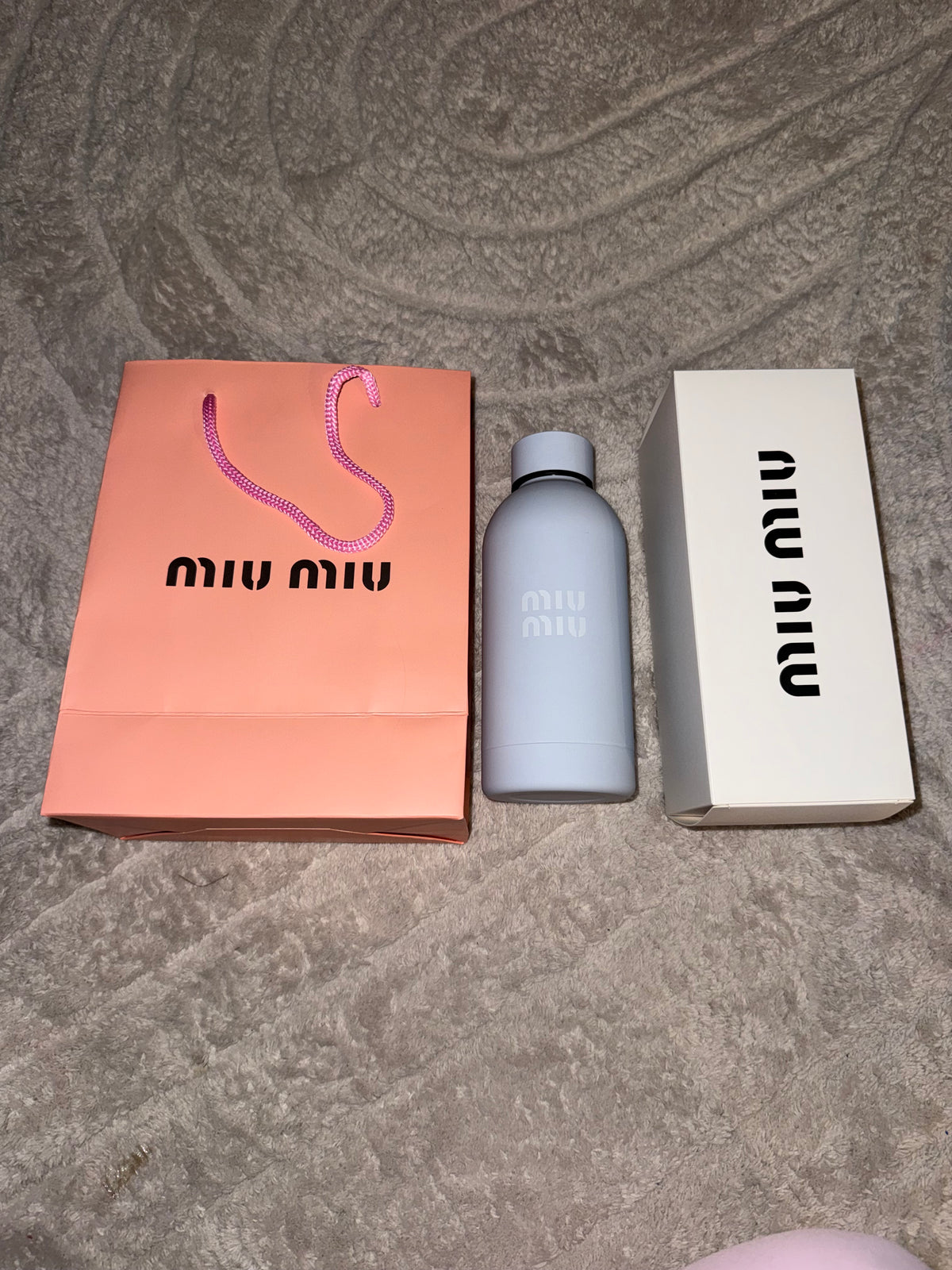 Miu Miu stainless steel bottle set
