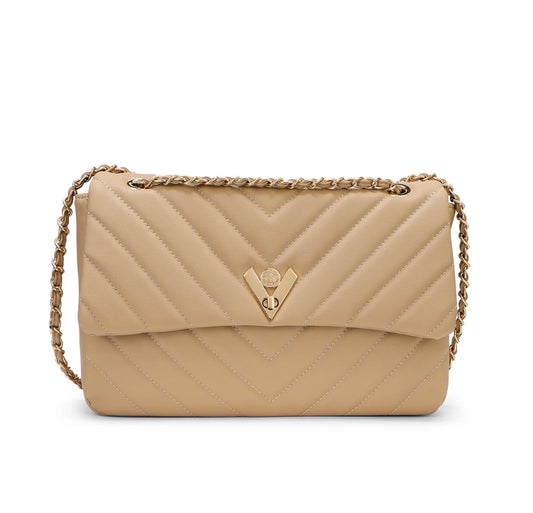 Valentino Orlandi Quilted Chevron Chain Shoulder Bag – New With Tags