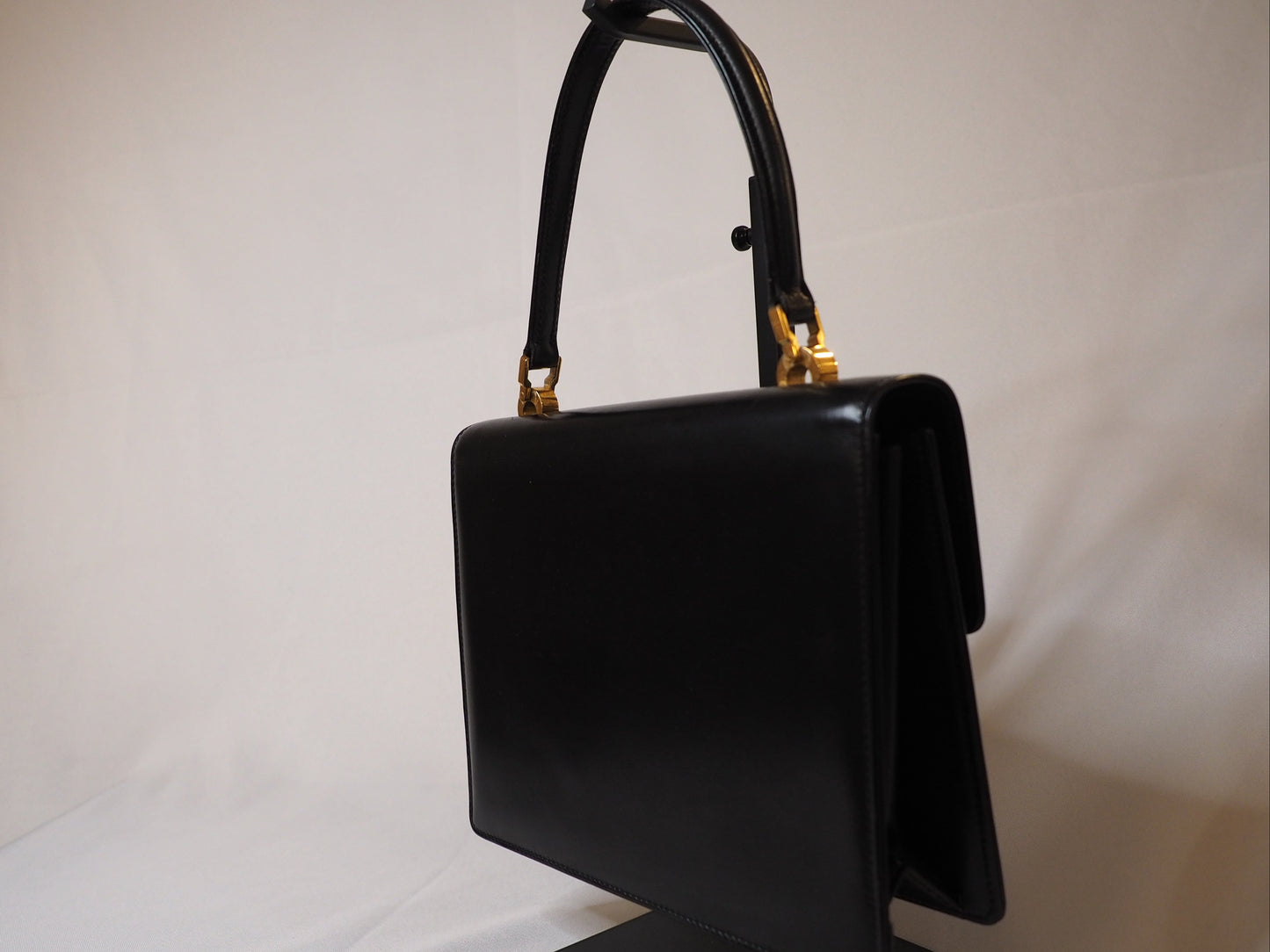 Vintage Gucci Black Top Handle