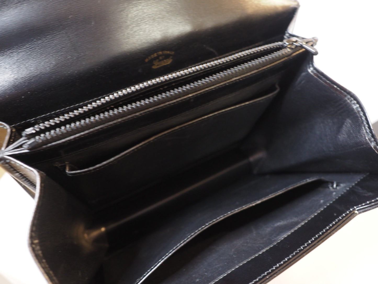 Vintage Gucci Black Top Handle