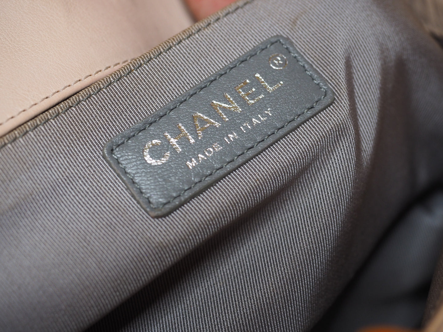 Chanel Boy Bag - Beige