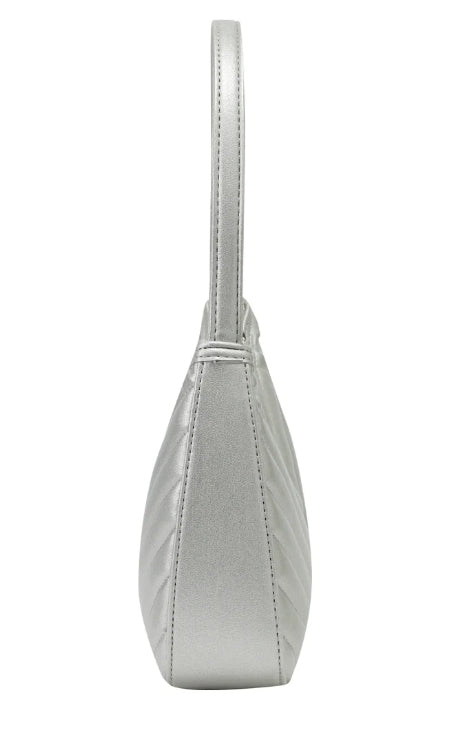 Valentino Orlandi Rowe Shoulder bag- Silver
