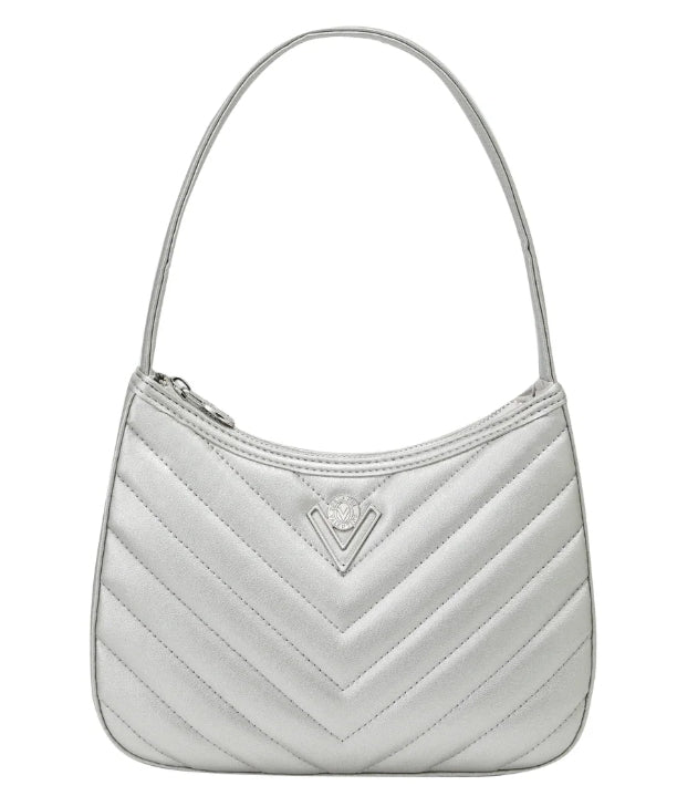 Valentino Orlandi Rowe Shoulder bag- Silver